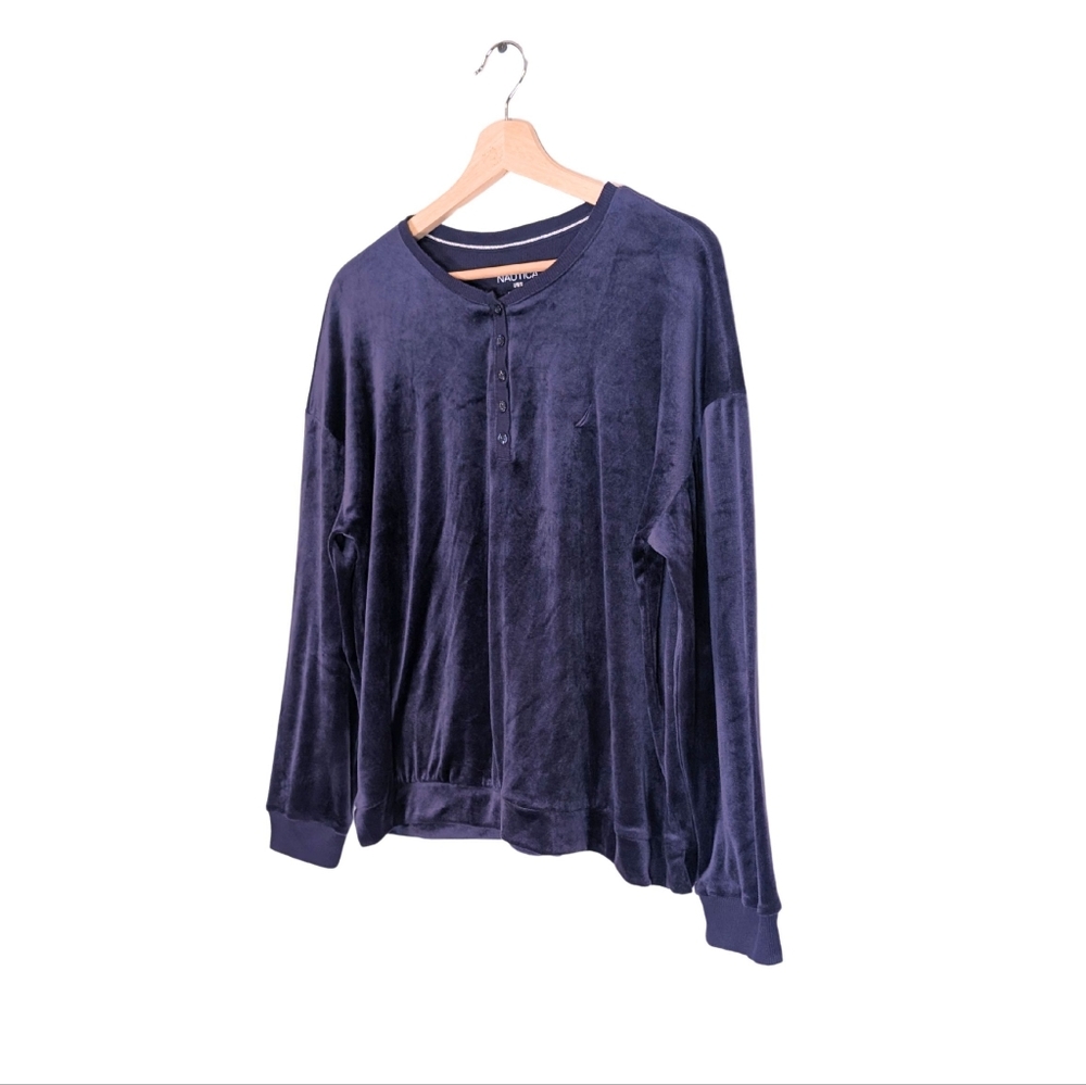 Nautica Purple Pajama Top Women's Size Large